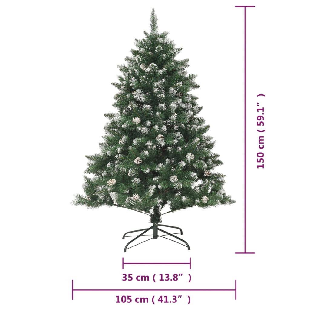 Umjetno božićno drvce sa stalkom 150 cm PVC