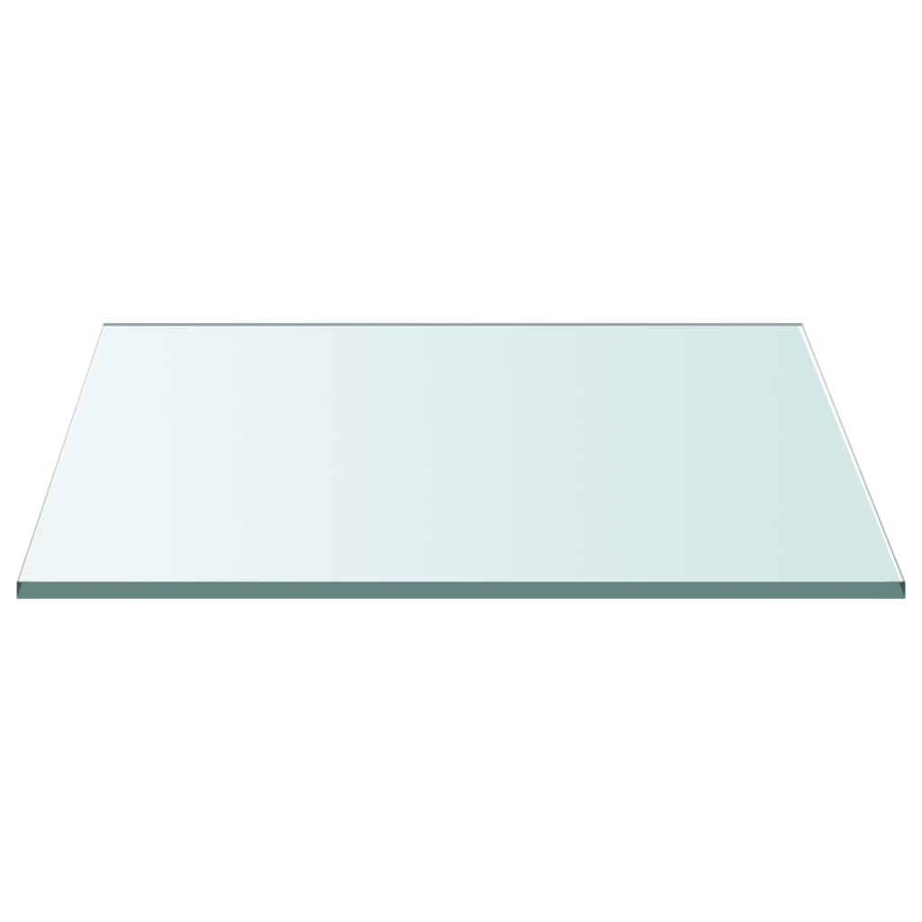 Prozirna stolna ploča 60x60 cm od kaljenog stakla