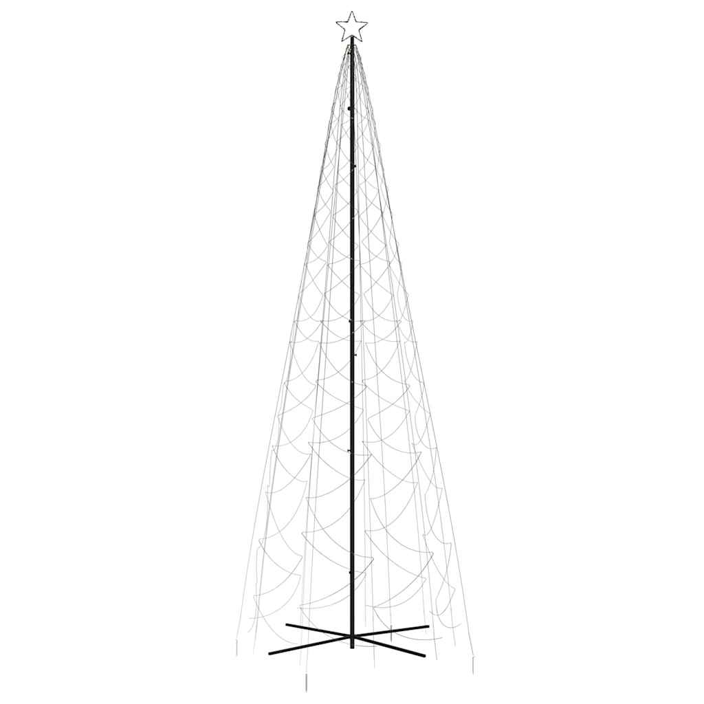 Stožasto božićno drvce toplo bijelo 1400 LED žarulja 160x500 cm