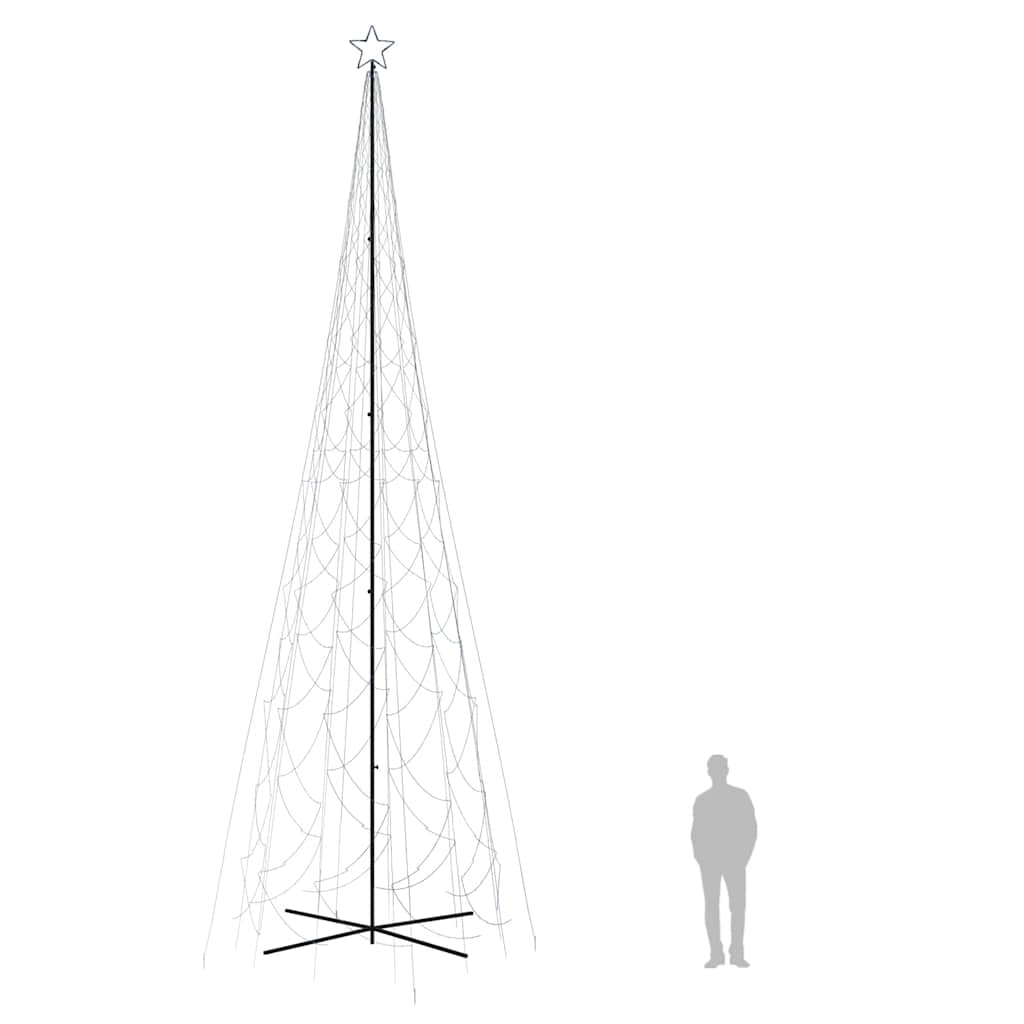 Stožasto božićno drvce plavo 3000 LED žarulja 230 x 800 cm