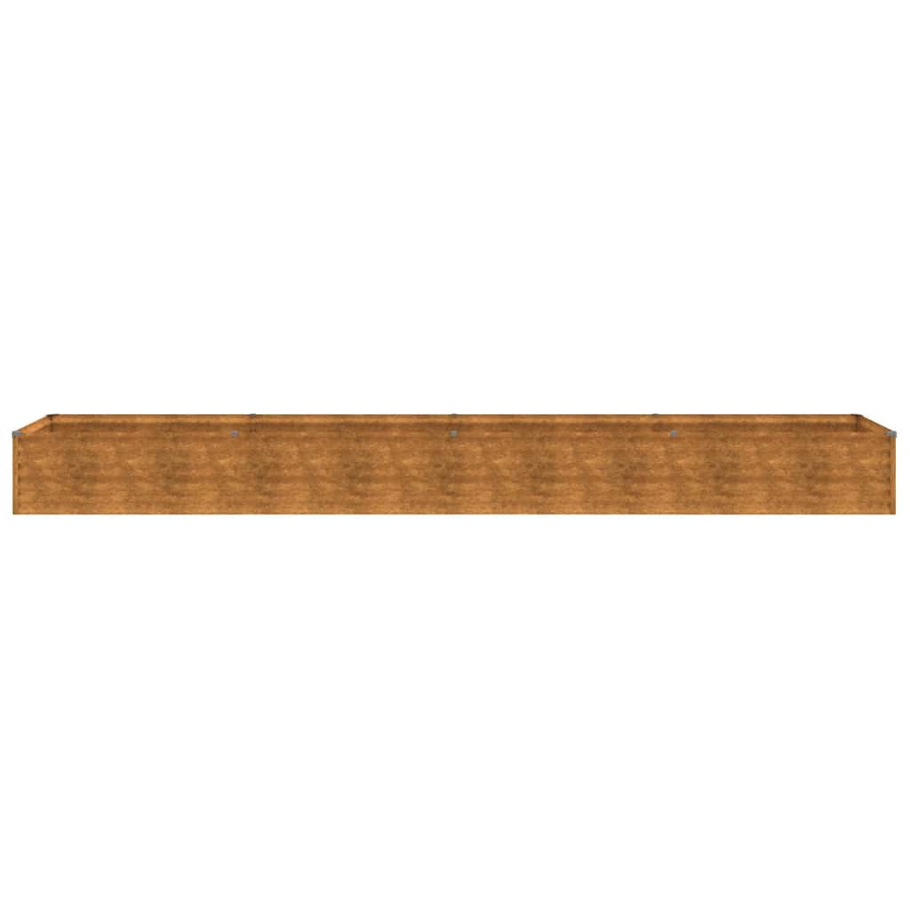 Povišena vrtna gredica 386x50x36 cm Corten čelik