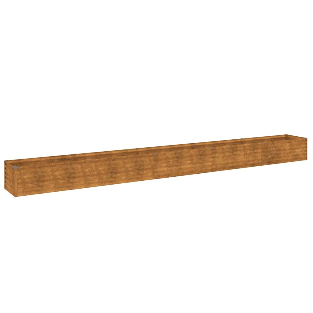 Povišena vrtna gredica 482x50x36 cm Corten čelik