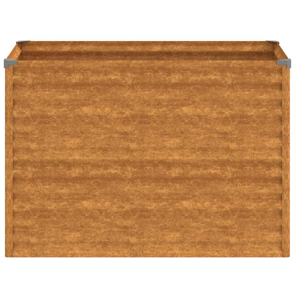 Povišena vrtna gredica 100x50x69 cm Corten čelik