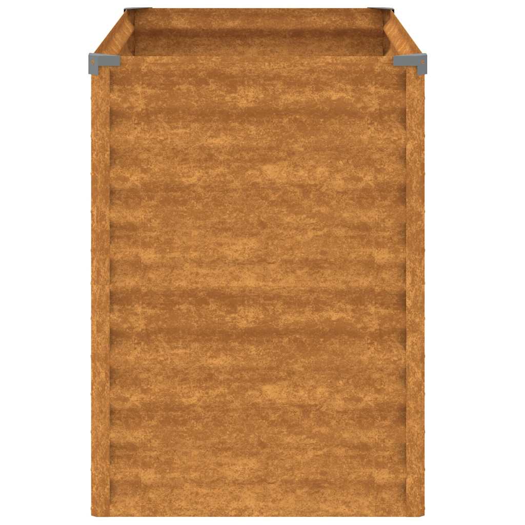 Povišena vrtna gredica 100x50x69 cm Corten čelik