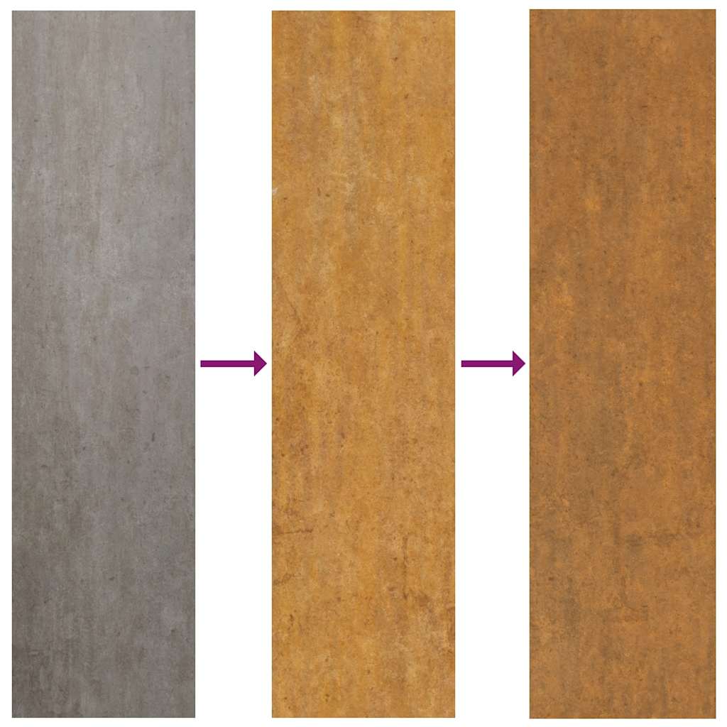 Povišena vrtna gredica 100x50x69 cm Corten čelik
