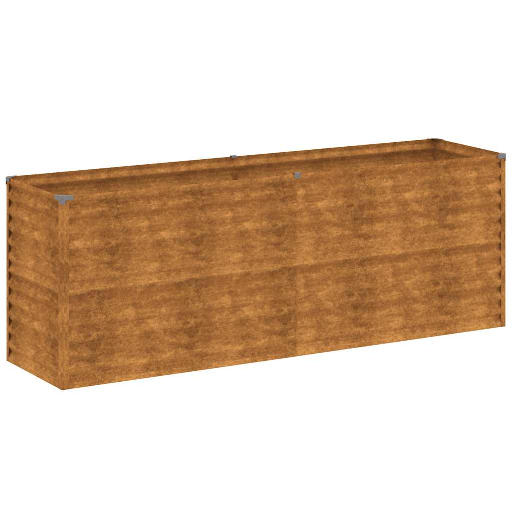 Povišena vrtna gredica 196x50x69 cm Corten čelik