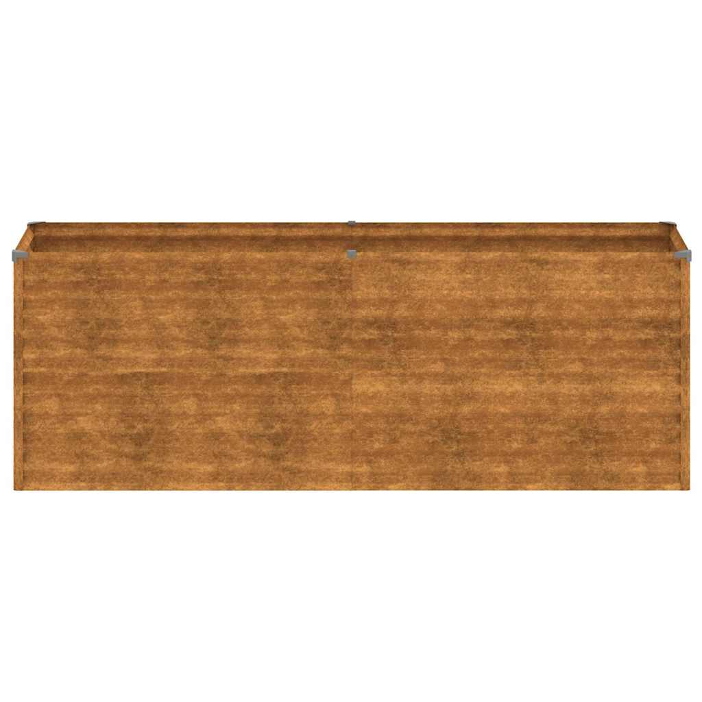 Povišena vrtna gredica 196x50x69 cm Corten čelik