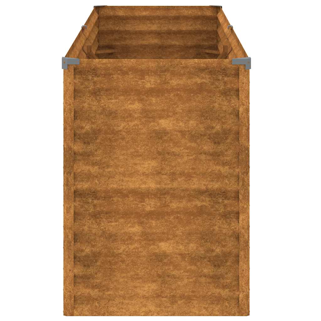 Povišena vrtna gredica 196x50x69 cm Corten čelik