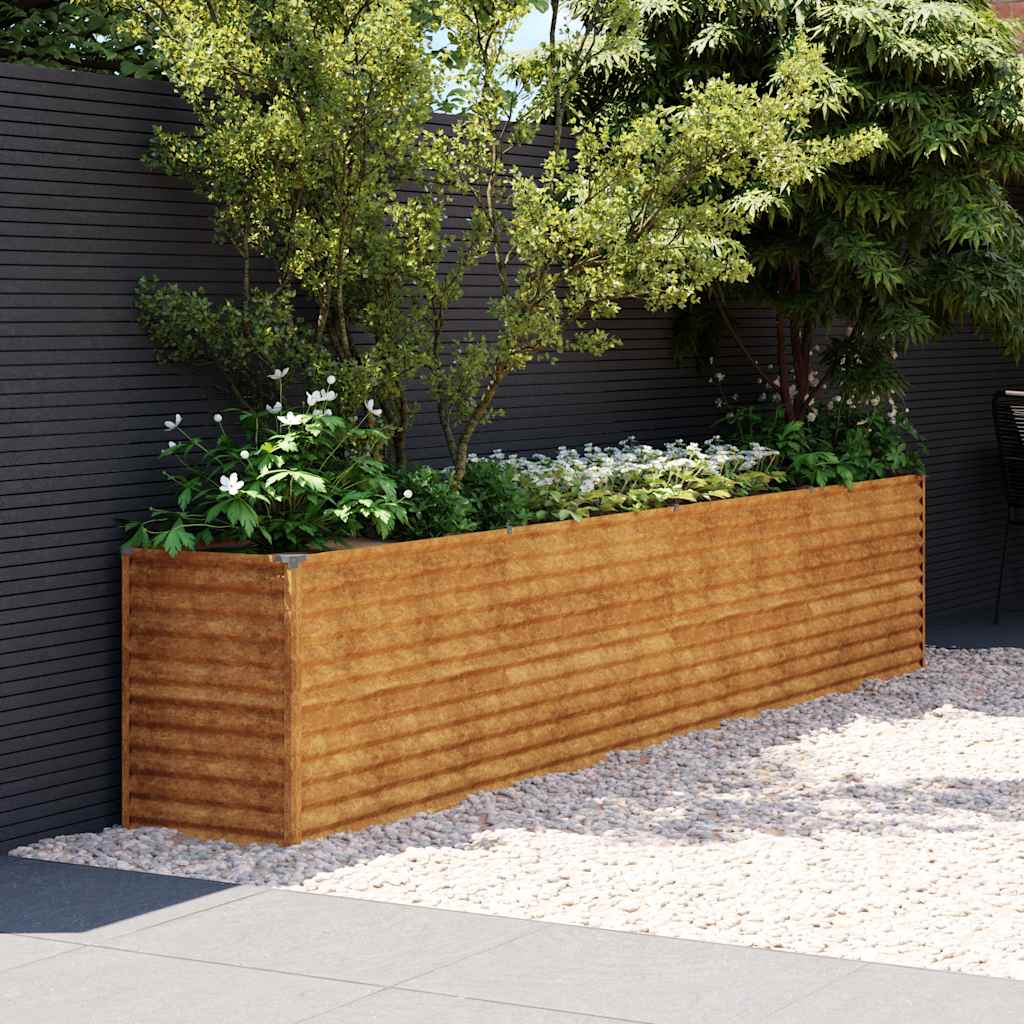 Povišena vrtna gredica 385x50x69 cm Corten čelik