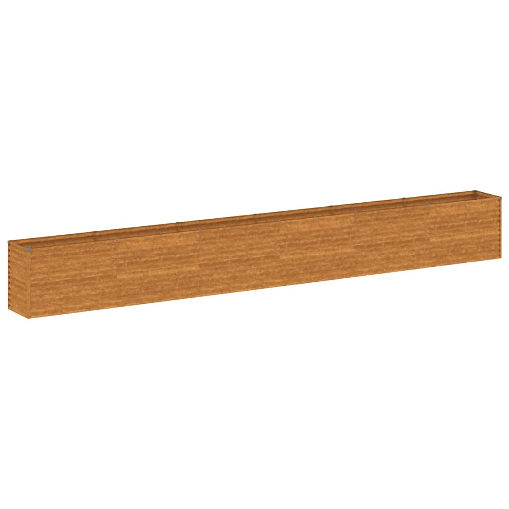 Povišena vrtna gredica 578x50x69 cm Corten čelik