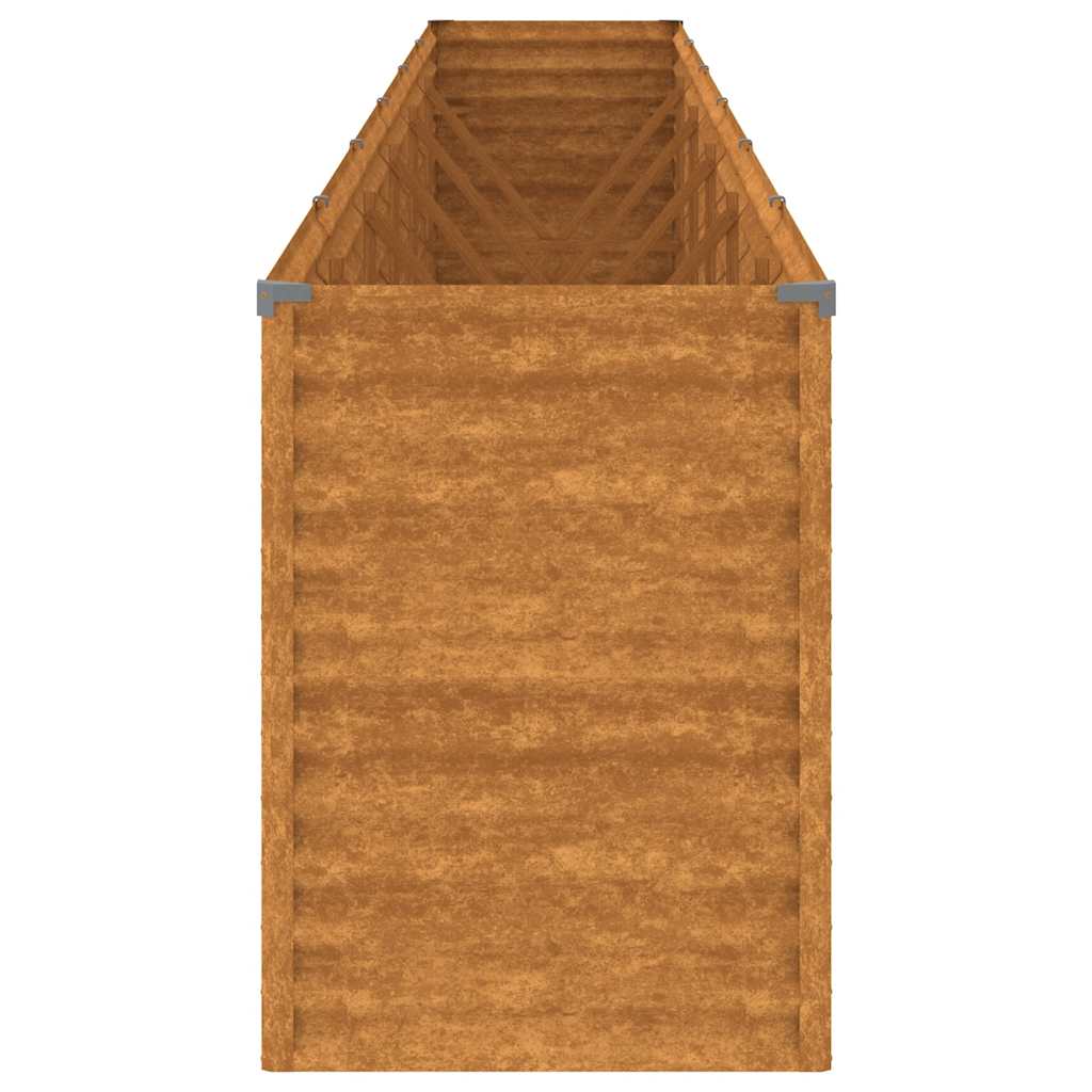 Povišena vrtna gredica 578x50x69 cm Corten čelik