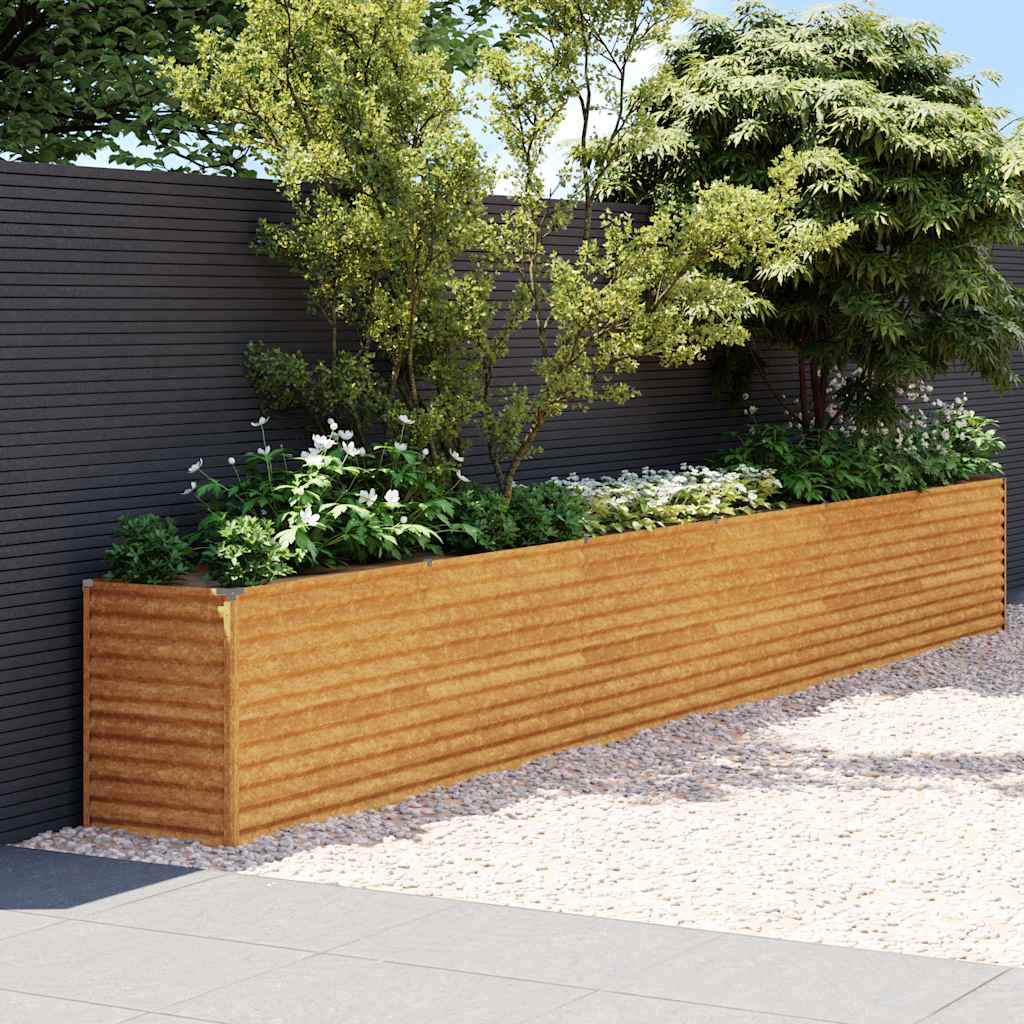 Povišena vrtna gredica 578x50x69 cm Corten čelik