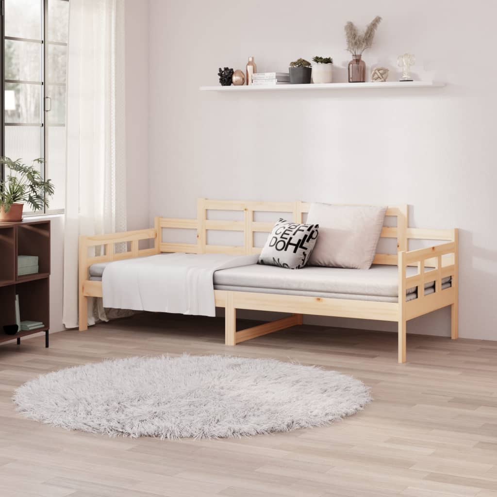 Dnevni ležaj od masivne borovine 90 x 200 cm