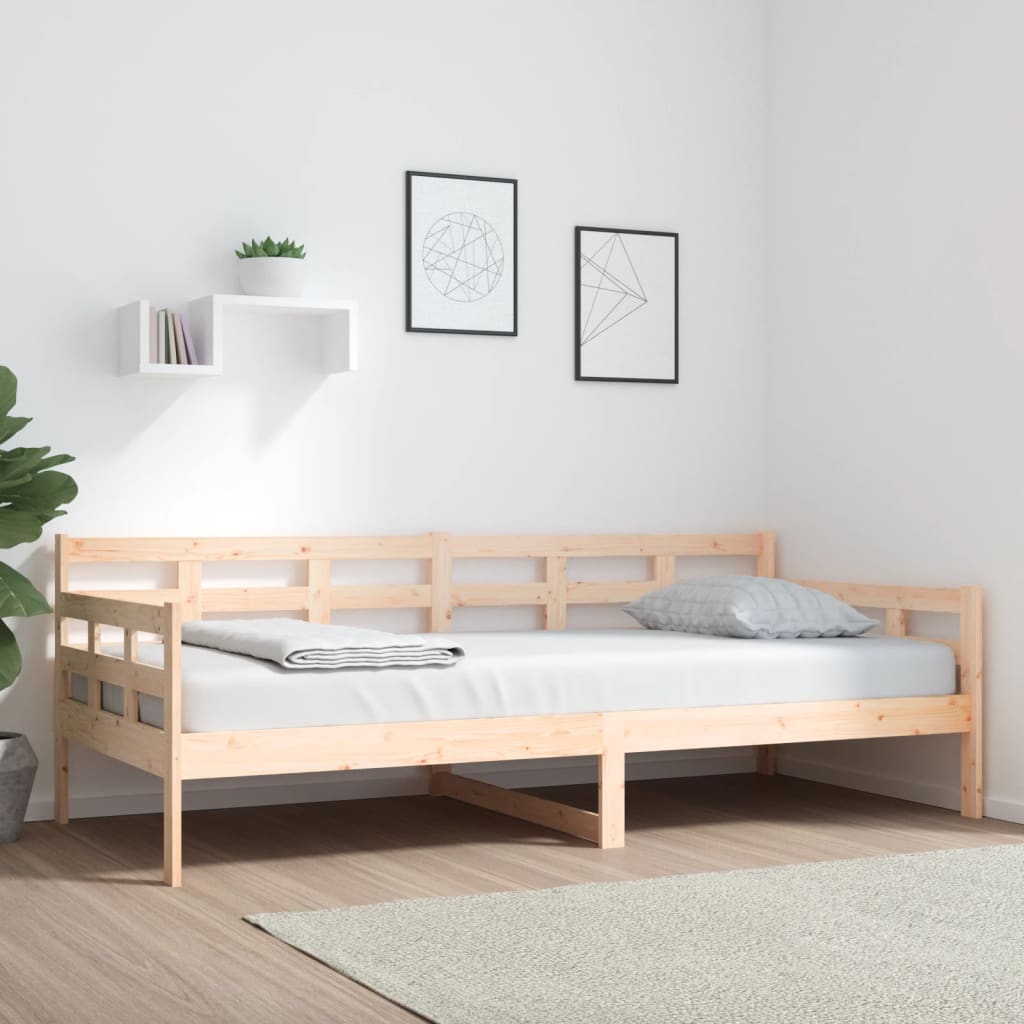 Dnevni ležaj od masivne borovine 90 x 200 cm