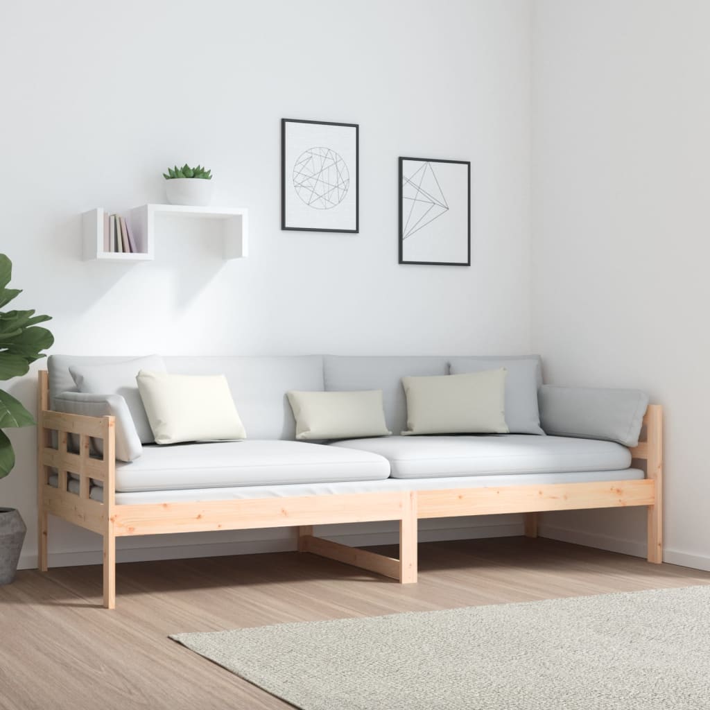 Dnevni ležaj od masivne borovine 80 x 200 cm