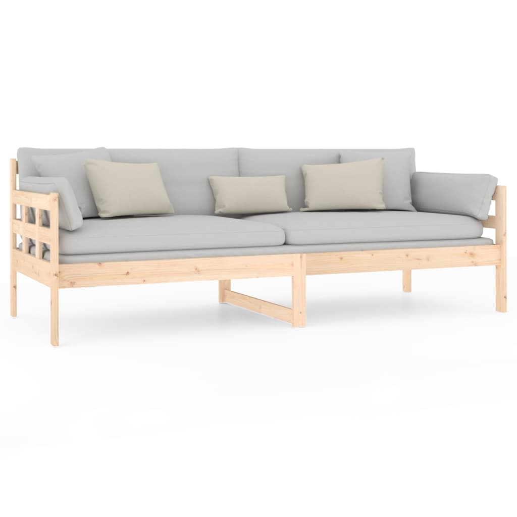 Dnevni ležaj od masivne borovine 80 x 200 cm