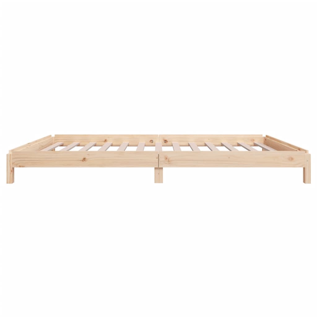 Složivi krevet 100 x 200 cm od masivne borovine