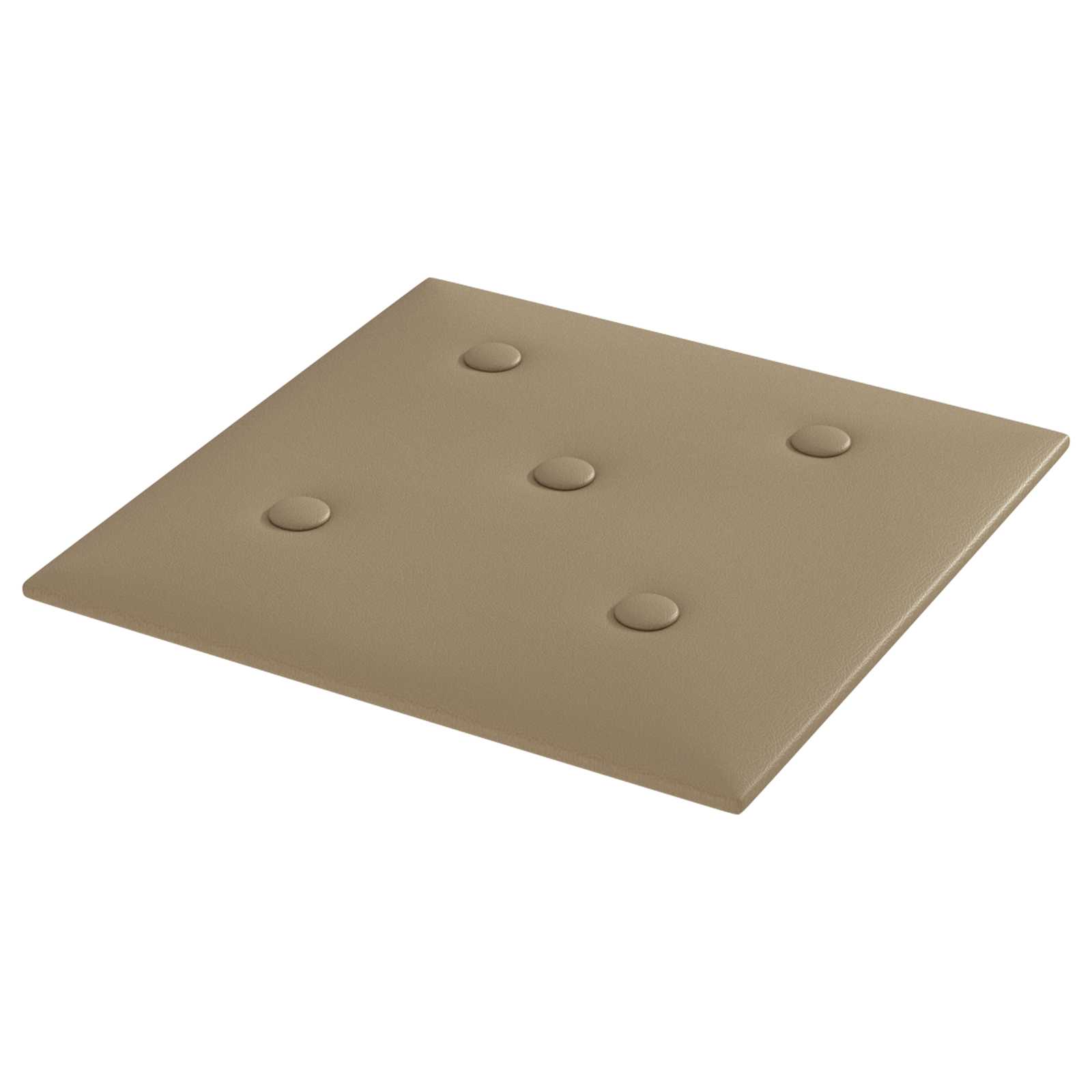 Zidna uzglavlja 12 pcs Boja cappuccina 30 x 30 cm Lažna koža