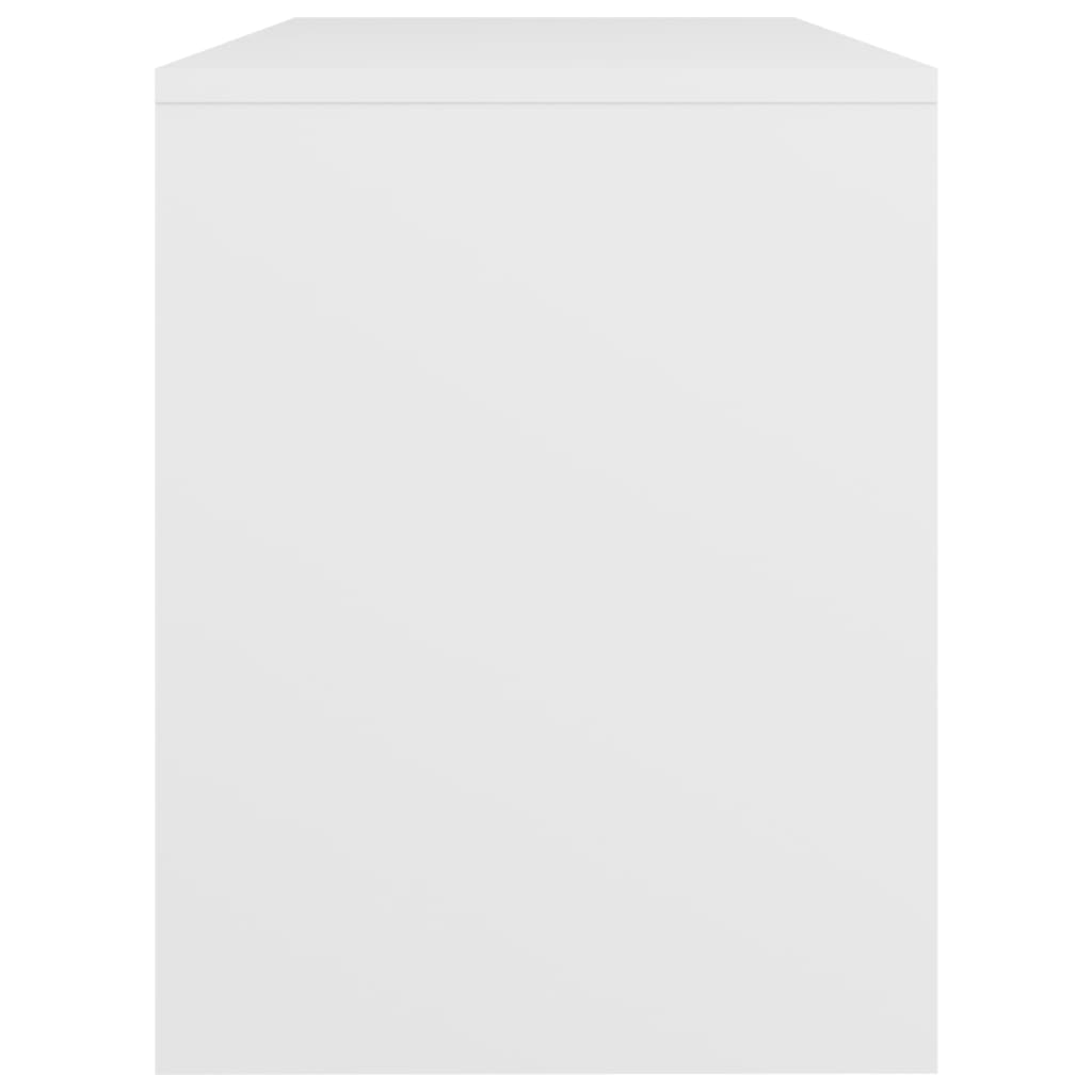 Toaletni stolac bijeli 70 x 35 x 45 cm od konstruiranog drva