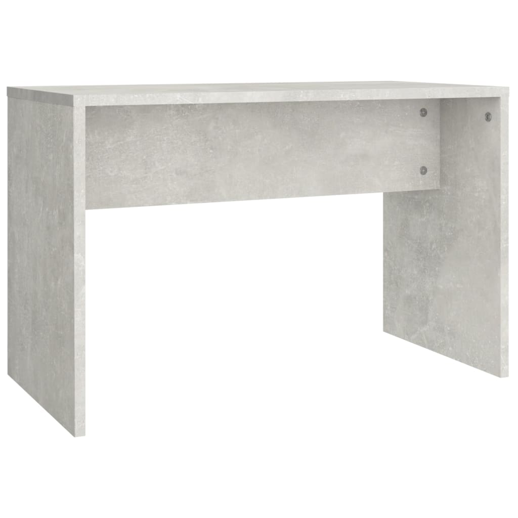Toaletni stolac siva boja betona 70x35x45 cm konstruirano drvo