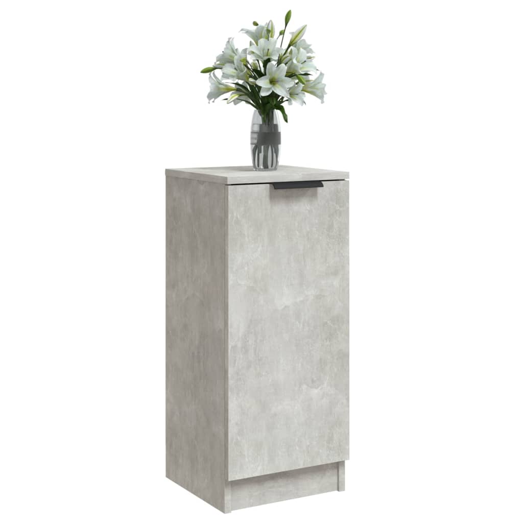 Komode 2 kom siva boja betona 30 x 30 x 70 cm konstruirano drvo
