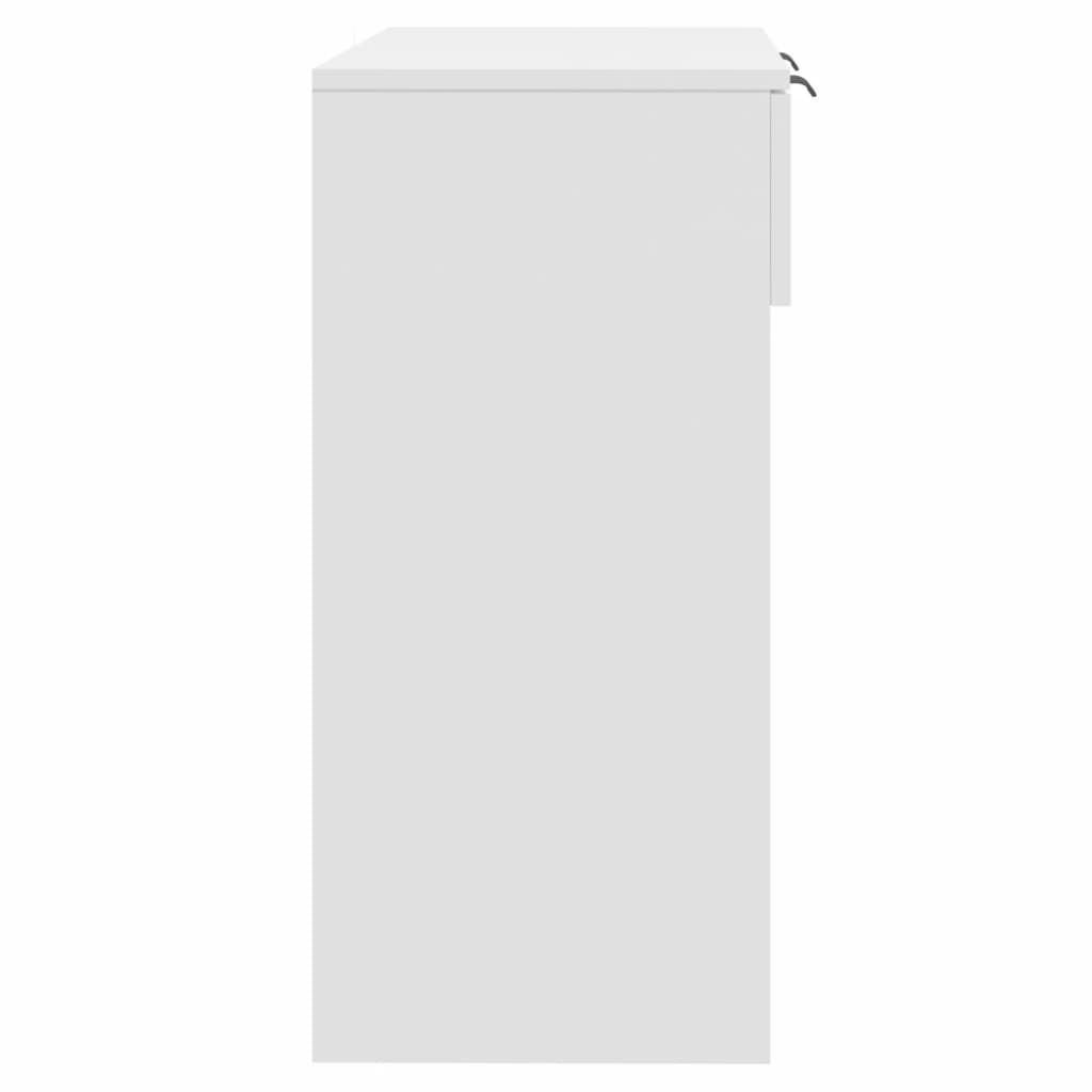 Konzolni stol bijeli 90 x 36 x 75 cm od konstruiranog drva