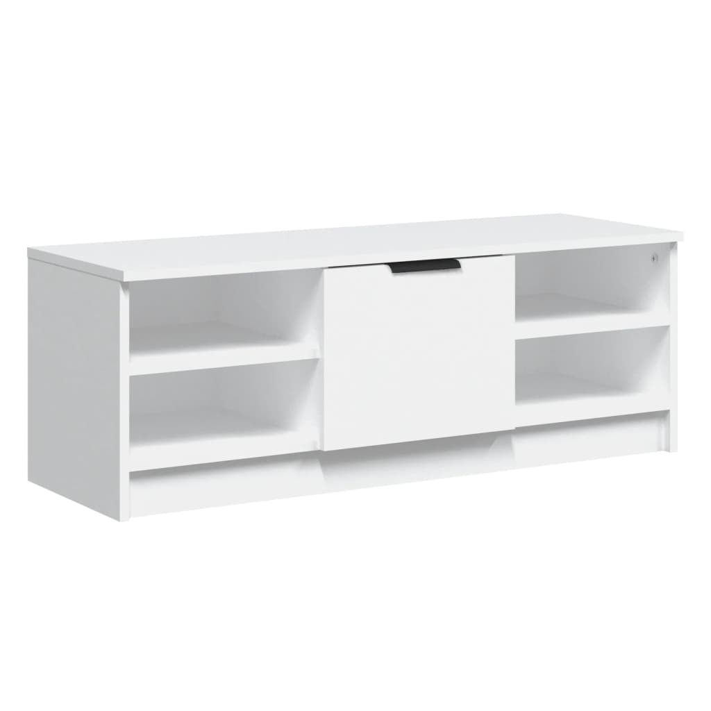 TV ormarić bijeli 102 x 35,5 x 36,5 cm od konstruiranog drva