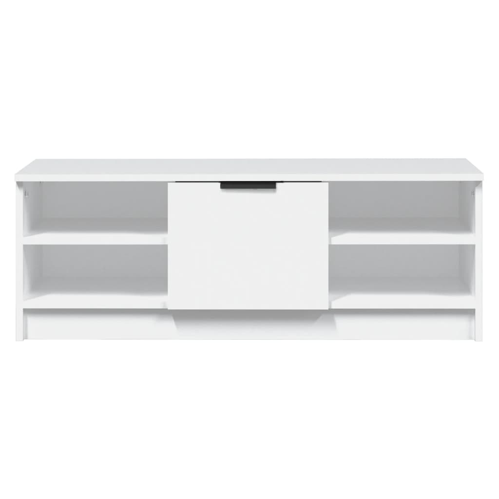 TV ormarić bijeli 102 x 35,5 x 36,5 cm od konstruiranog drva
