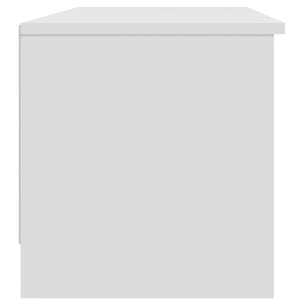 TV ormarić bijeli 102 x 35,5 x 36,5 cm od konstruiranog drva