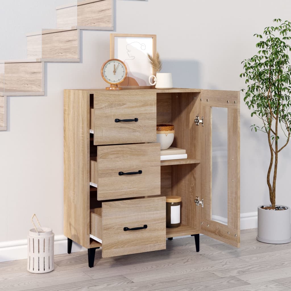 Komoda boja hrasta sonome 69,5x34x90 cm od konstruiranog drva