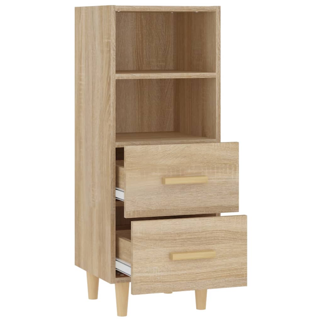 Komoda boja hrasta sonome 34,5x34x90 cm od konstruiranog drva