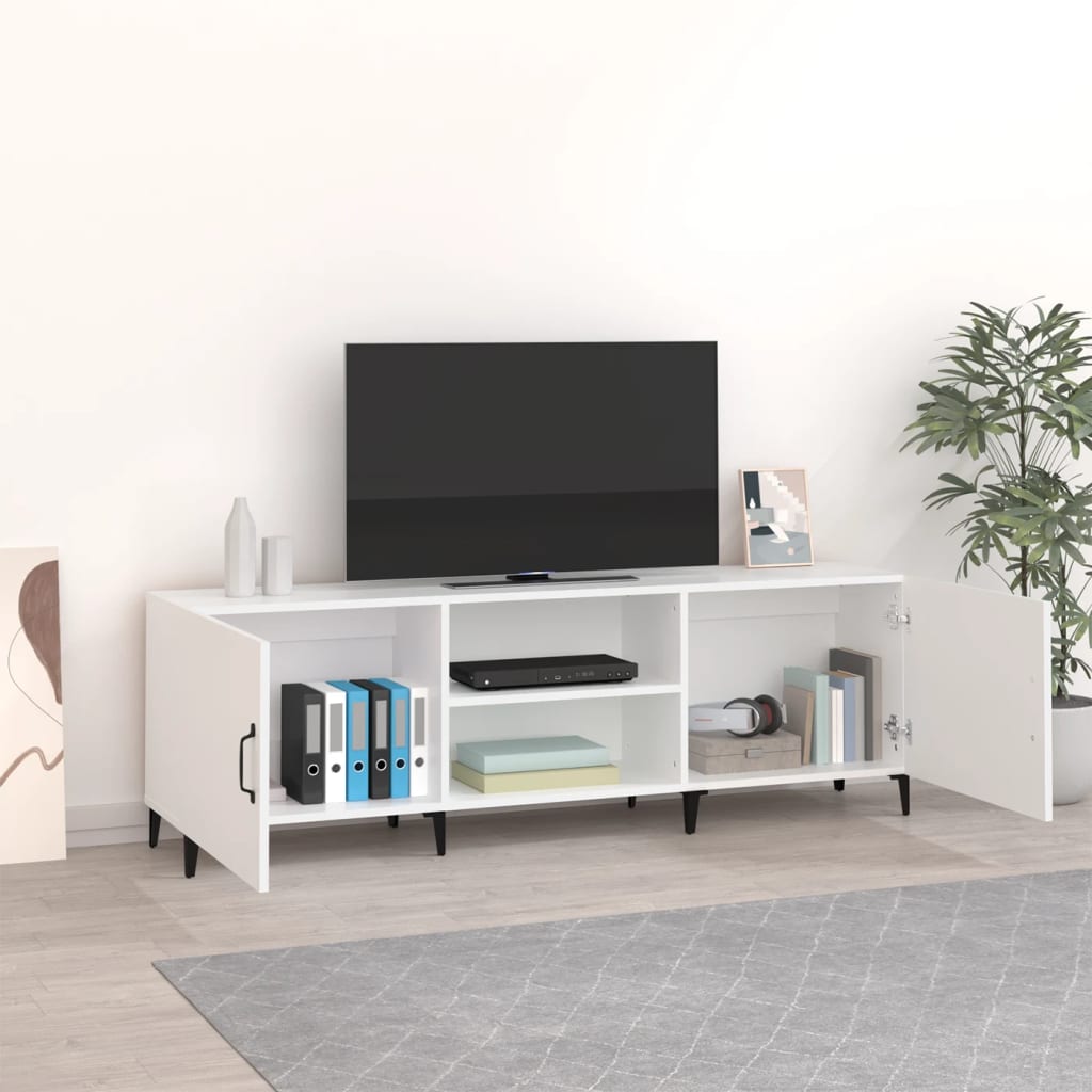 TV ormarić bijeli 150 x 30 x 50 cm od konstruiranog drva