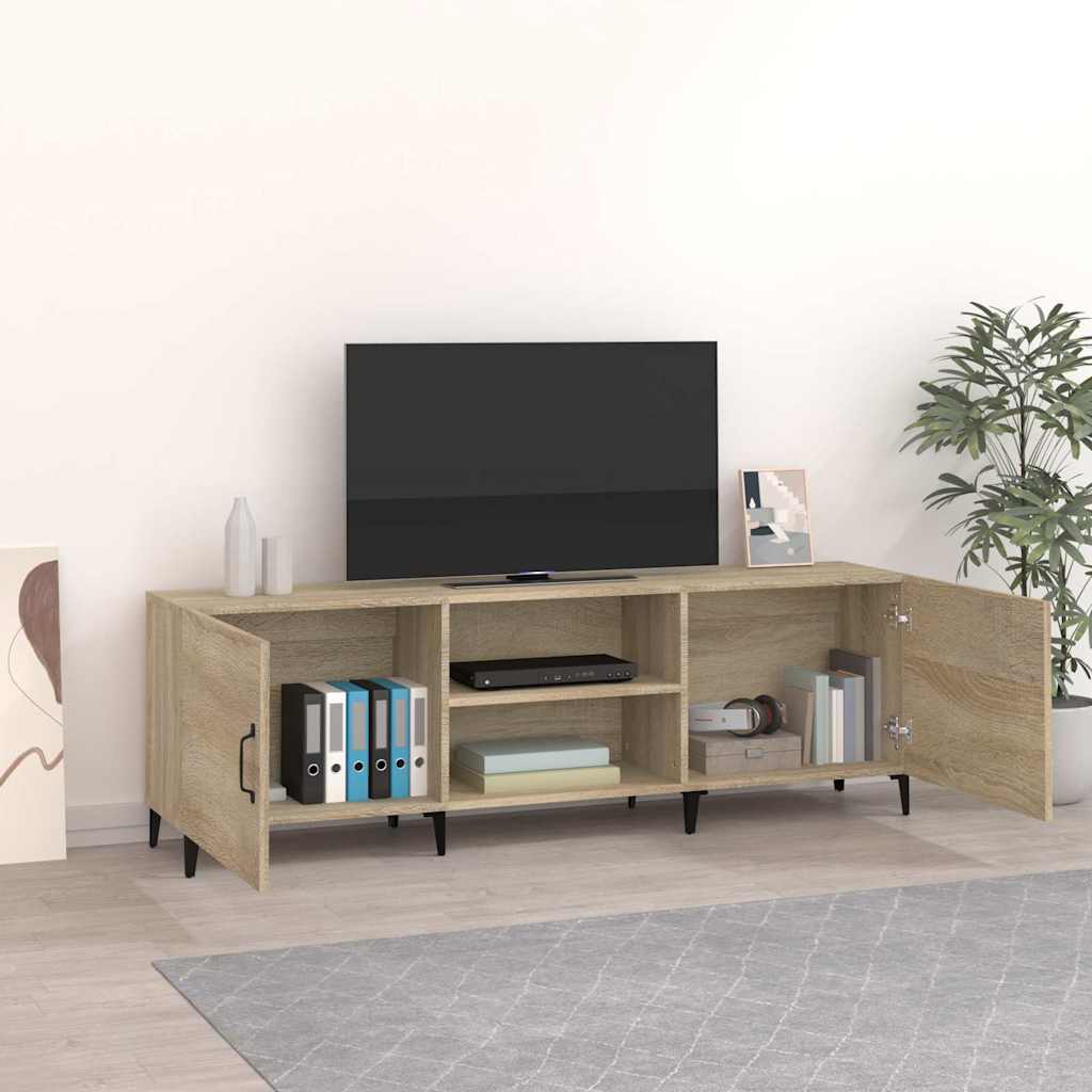 TV ormarić boja hrasta 150x30x50 cm od konstruiranog drva