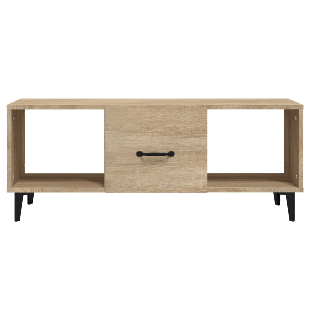 Stolić za kavu boja hrasta 102x50x40 cm konstruirano drvo