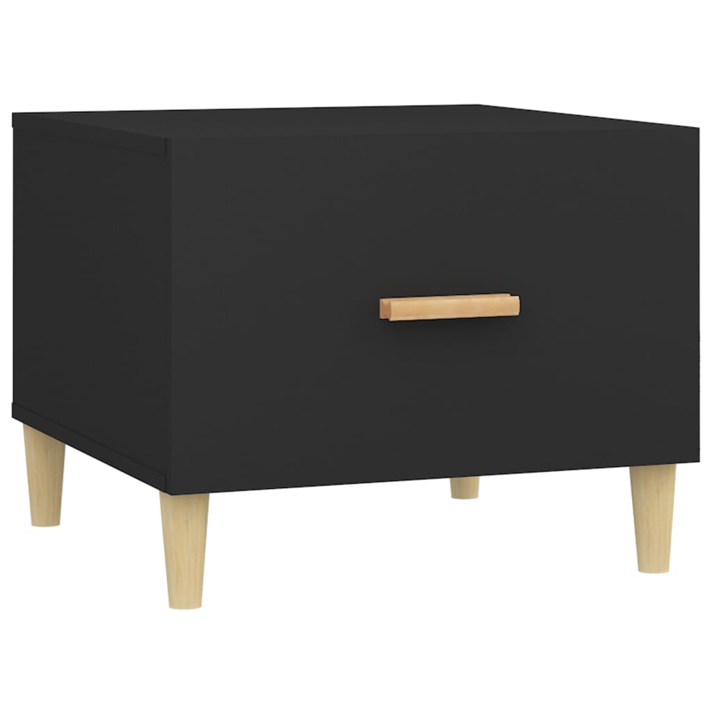 Stolići za kavu 2 kom crni 50x50x40 cm od konstruiranog drva