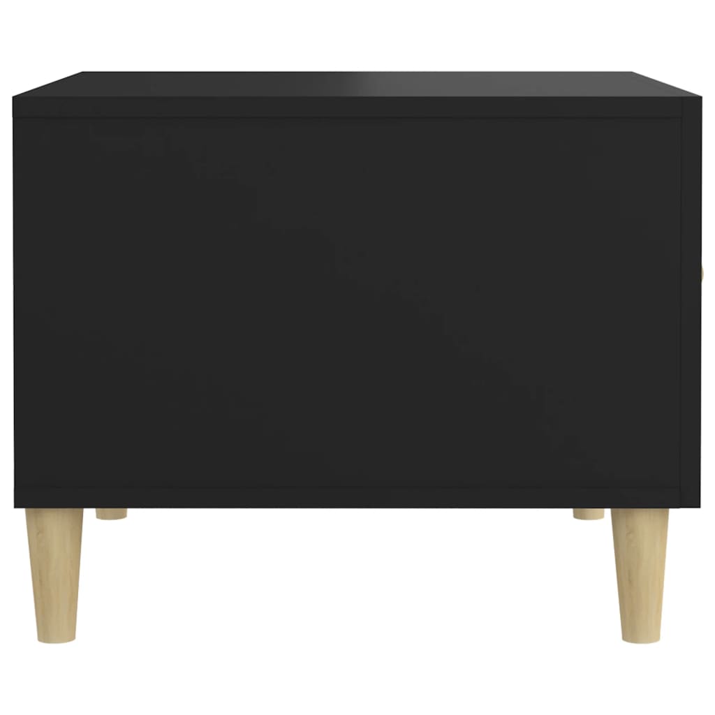 Stolići za kavu 2 kom crni 50x50x40 cm od konstruiranog drva