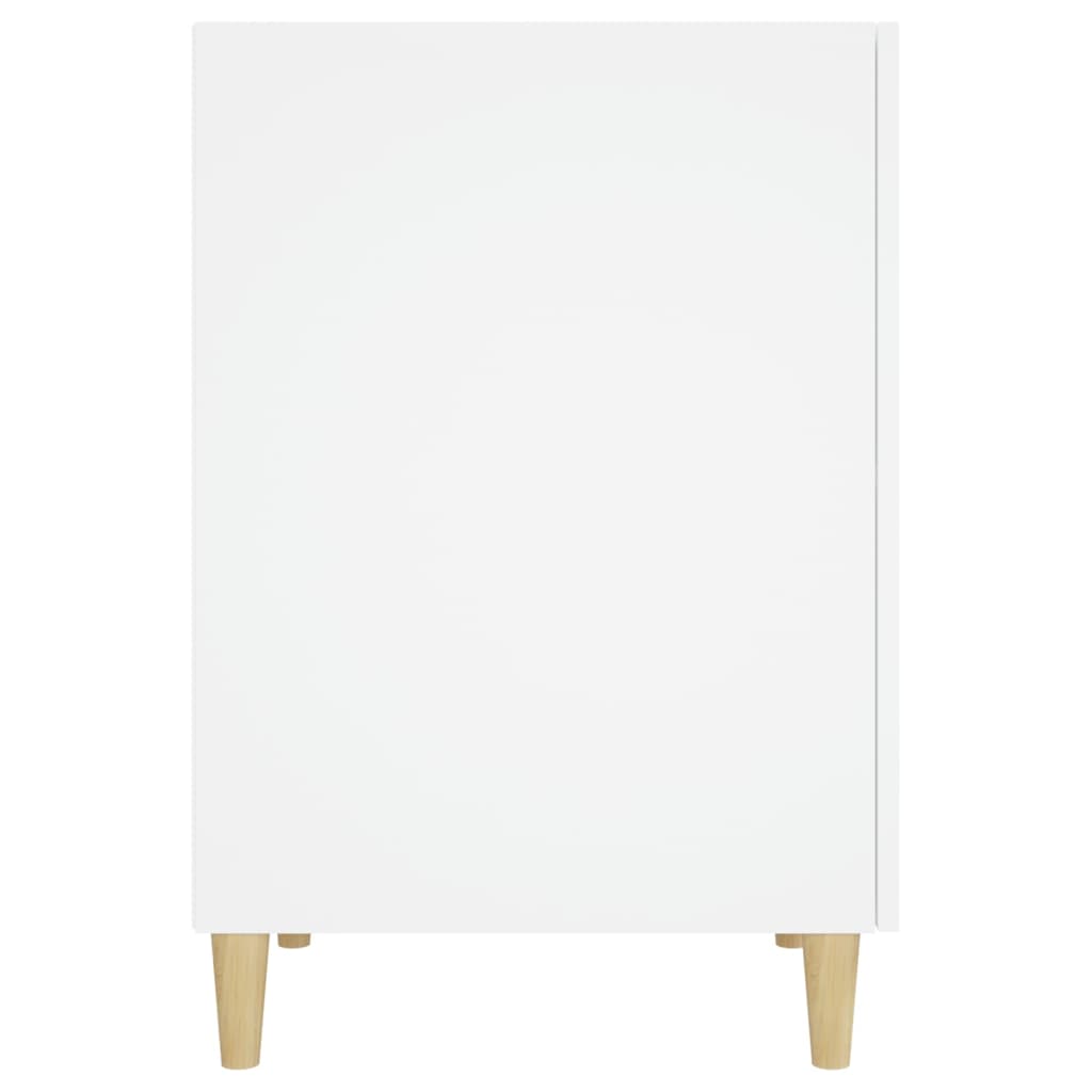 Radni stol bijeli 140 x 50 x 75 cm od konstruiranog drva
