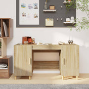Radni stol boja hrasta sonome 140x50x75 cm konstruirano drvo