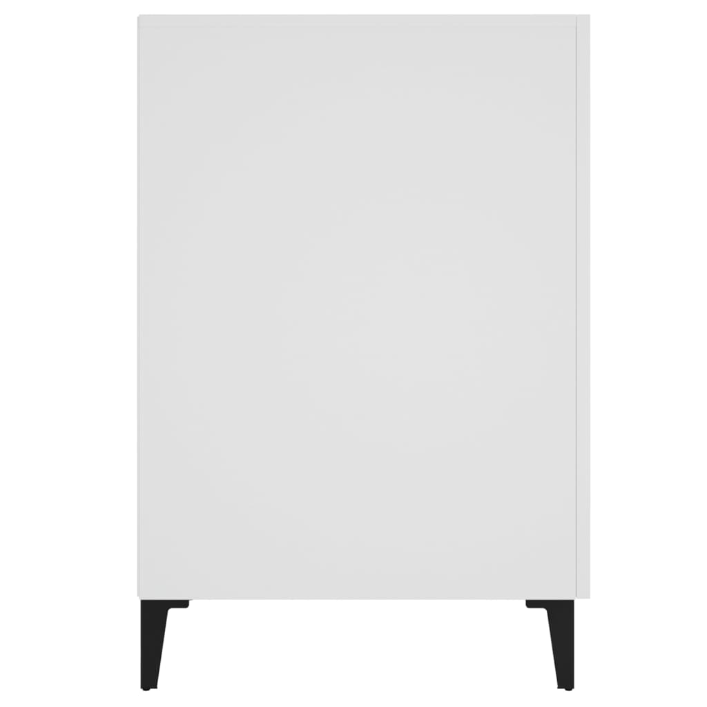 Radni stol bijeli 140 x 50 x 75 cm od konstruiranog drva