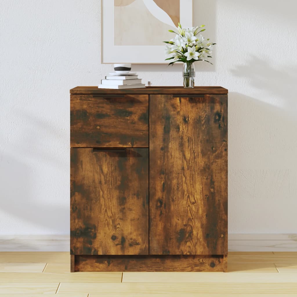 Komoda boja dimljenog hrasta 60x30x70 cm od konstruiranog drva