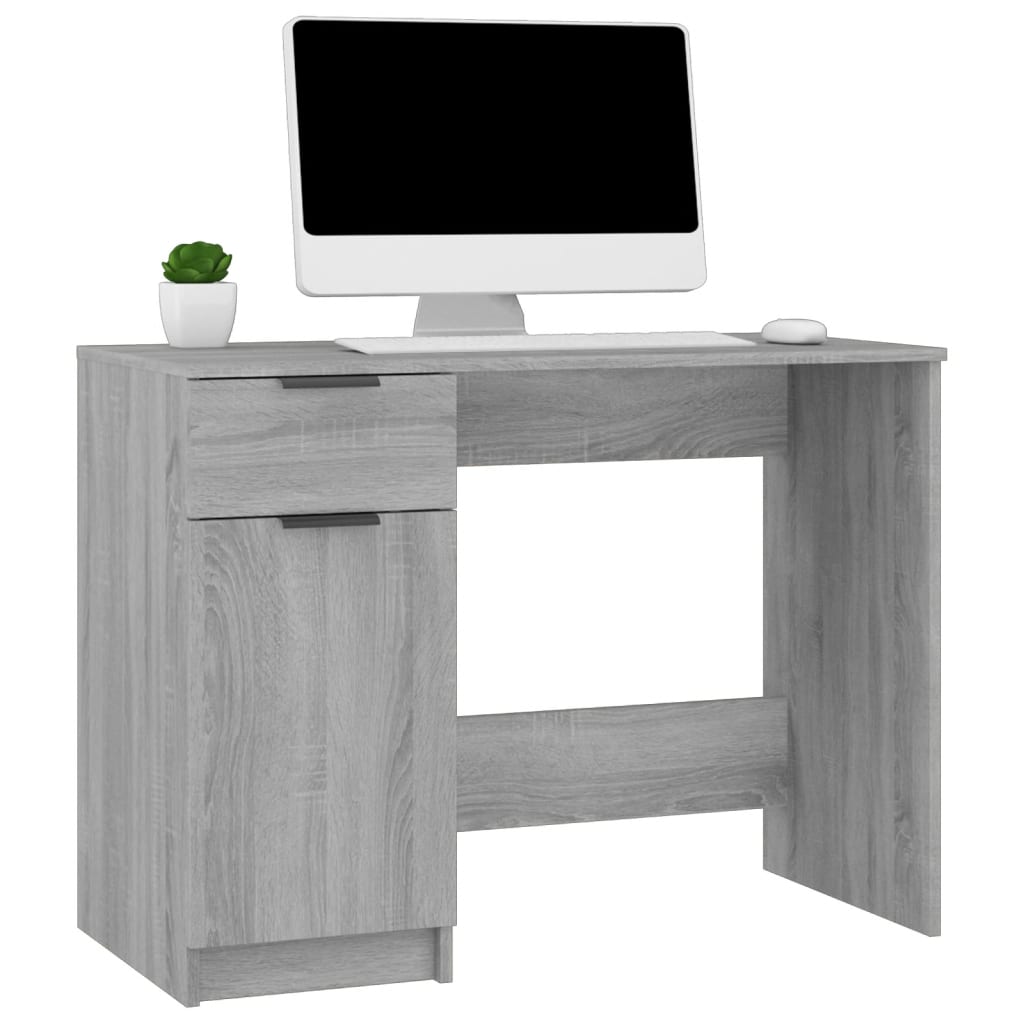 Radni stol boja hrasta sonome 100x50x75 cm konstruirano drvo