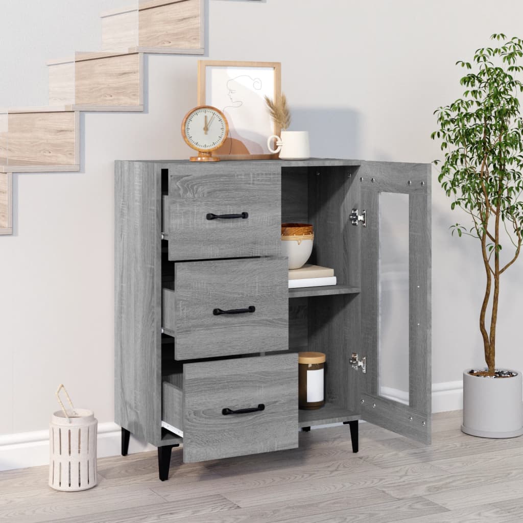 Komoda boja hrasta sonome 69,5 x 34 x 90 cm konstruirano drvo