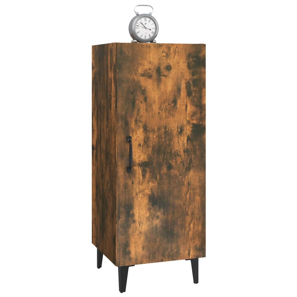 Komoda boja dimljenog hrasta 34,5x34x90 cm konstruirano drvo