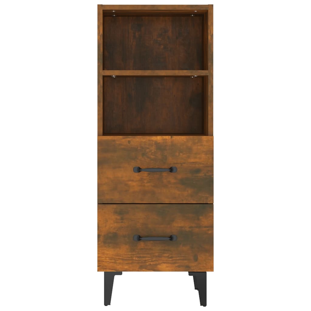 Komoda boja dimljenog hrasta 34,5x34x90 cm konstruirano drvo