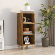 Komoda boja dimljenog hrasta 34,5x32,5x90 cm konstruirano drvo