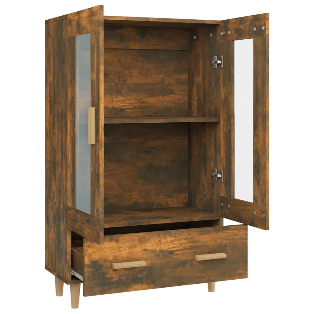 Komoda boja dimljenog hrasta 70 x 31 x 115 cm konstruirano drvo