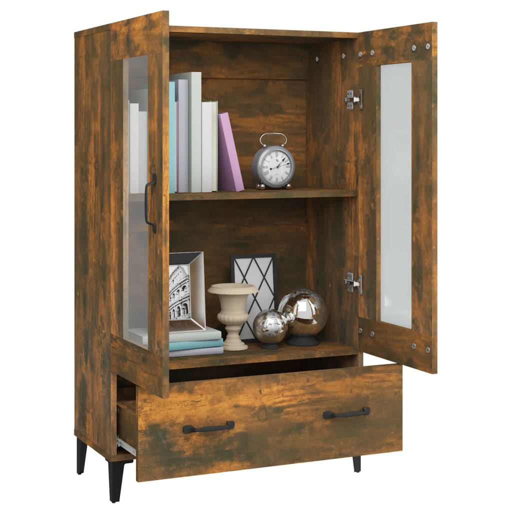Komoda boja dimljenog hrasta 70 x 31 x 115 cm konstruirano drvo