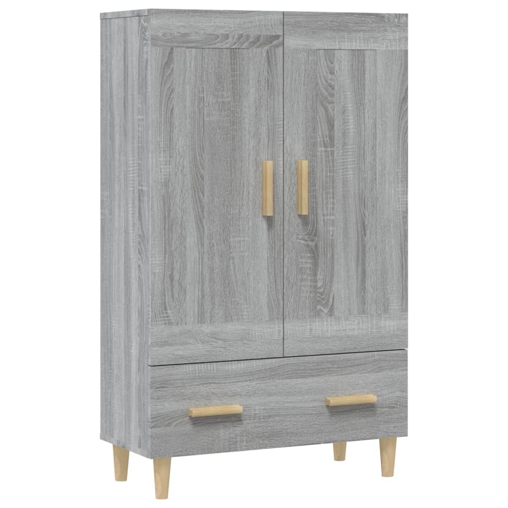 Visoka komoda boja hrasta sonome 70x31x115 cm konstruirano drvo