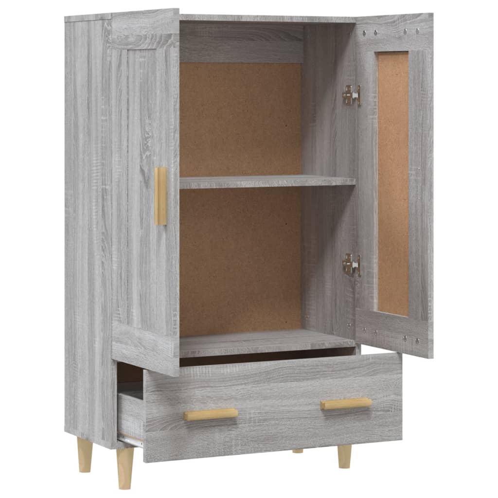 Visoka komoda boja hrasta sonome 70x31x115 cm konstruirano drvo