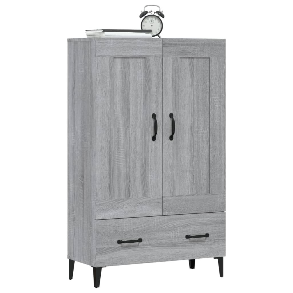 Visoka komoda boja hrasta sonome 70x31x115 cm konstruirano drvo